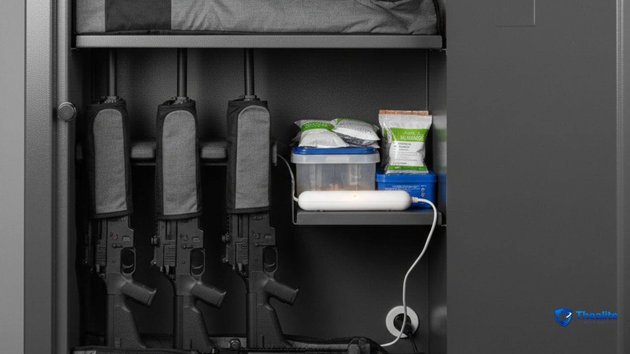 how to keep guns from rusting in safe