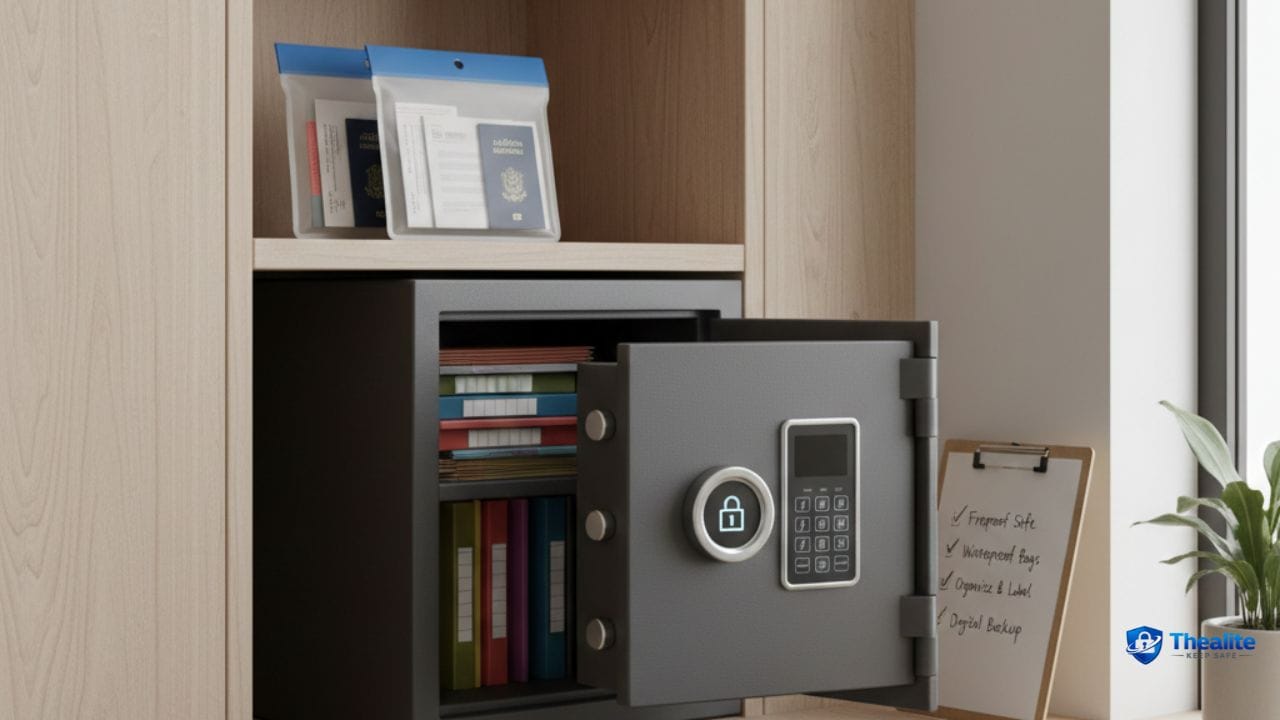 how to keep important documents safe at home