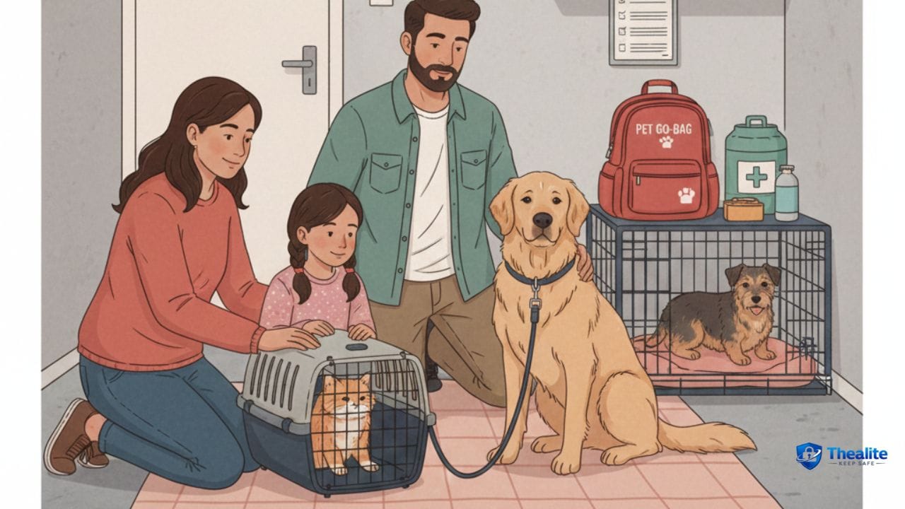 how to keep pets safe during a tornado