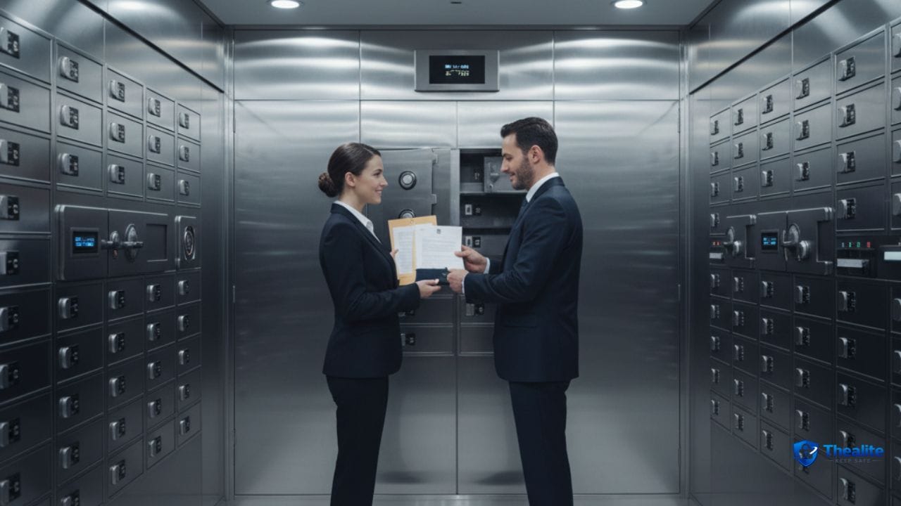 can you keep cash in a safe deposit box