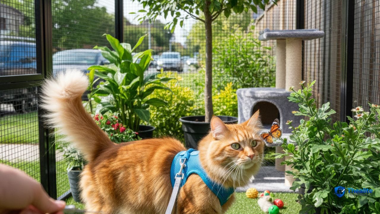 how to keep cats safe outside