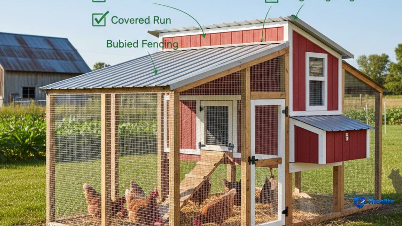 how to keep chickens safe