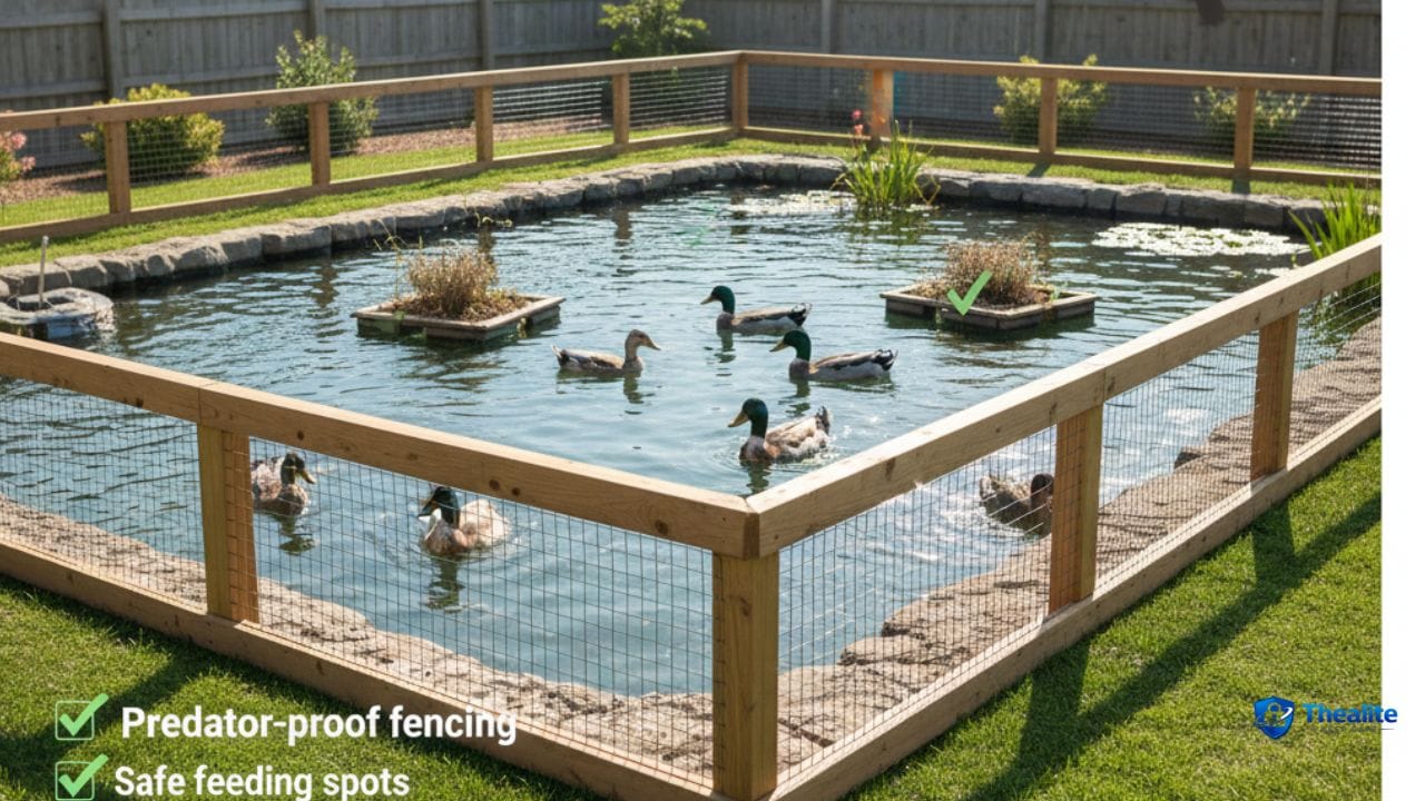 : how to keep ducks safe on a pond