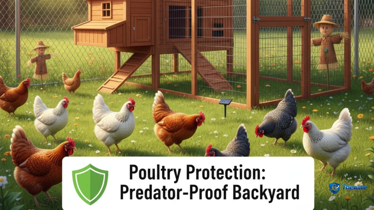 how to keep free range chickens safe