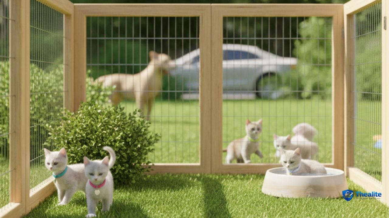 how to keep kittens safe outside