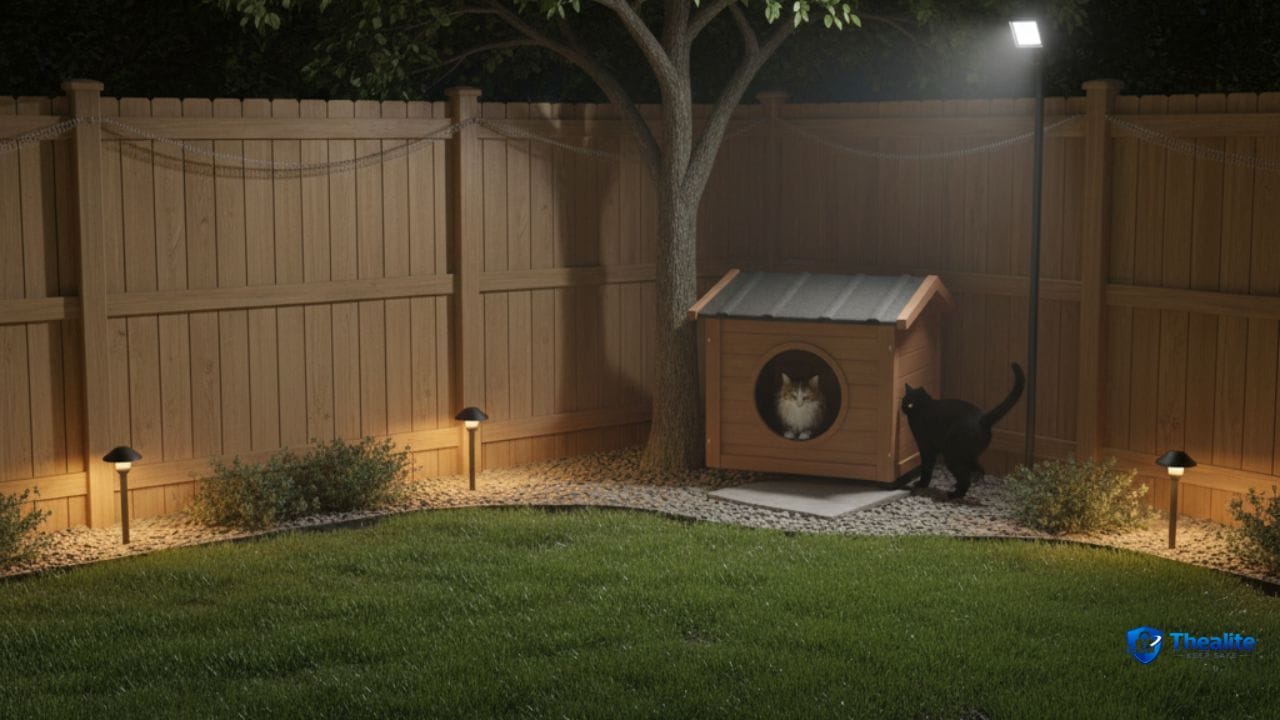 how to keep outdoor cats safe at night