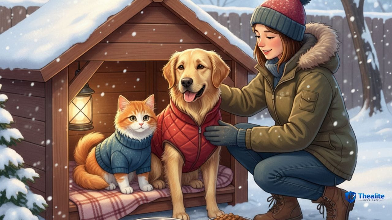 how to keep pets safe in cold weather