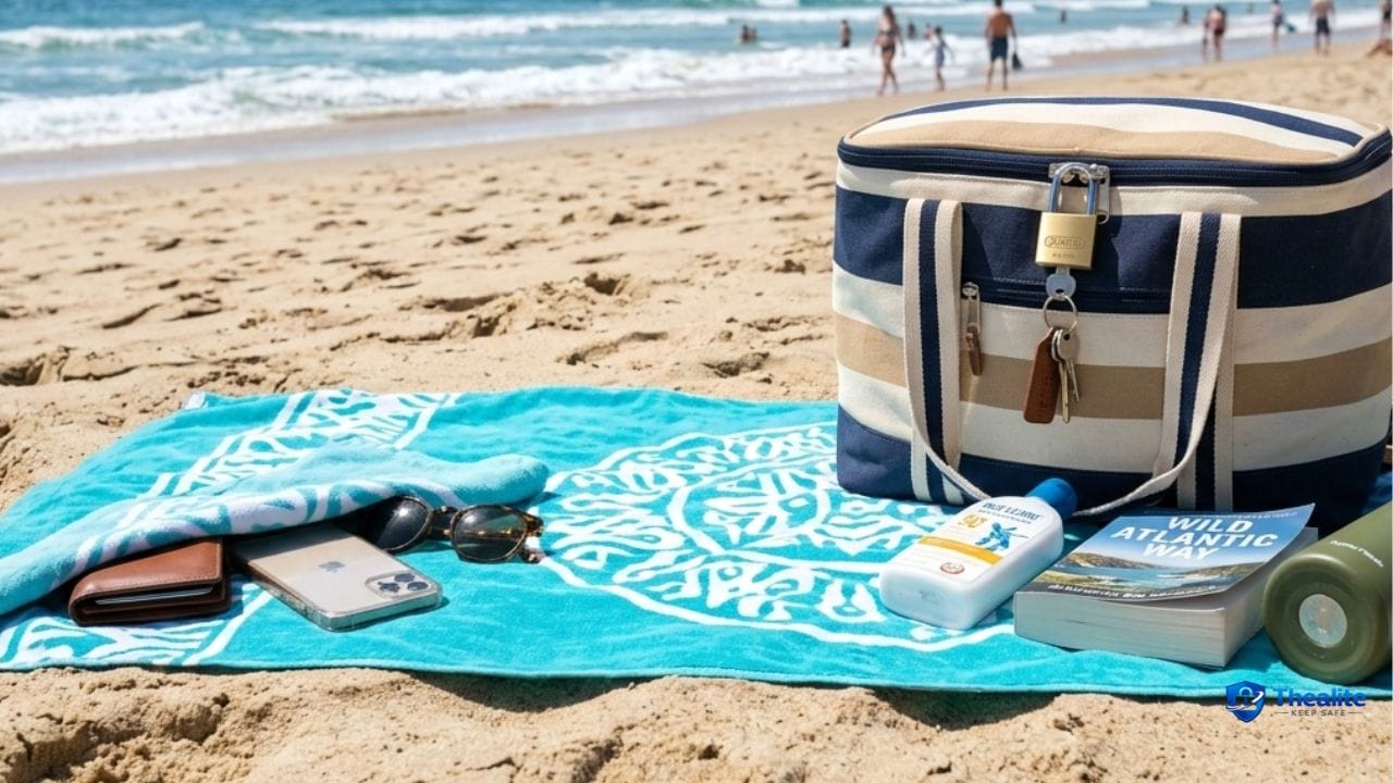 how to keep your stuff safe at the beach