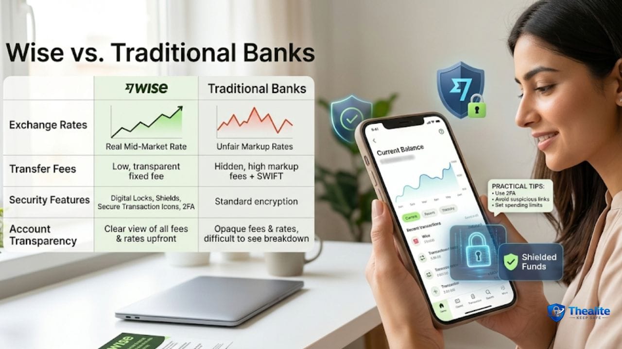 is wise safe to keep money