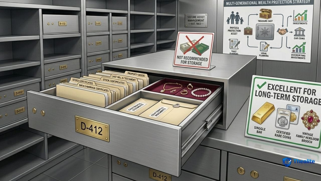 what to keep in a safe deposit box