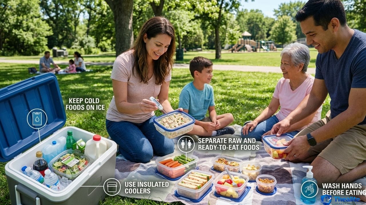 how can you keep picnic foods safe to eat