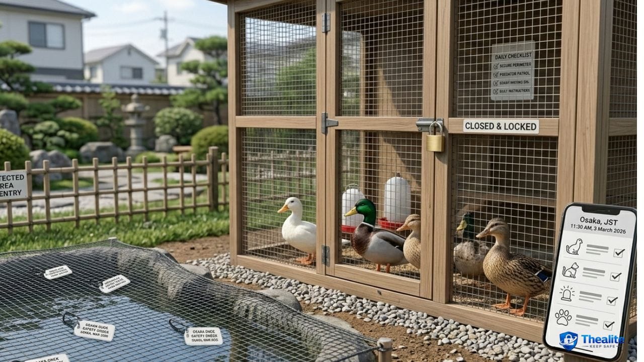 how to keep ducks safe from predators