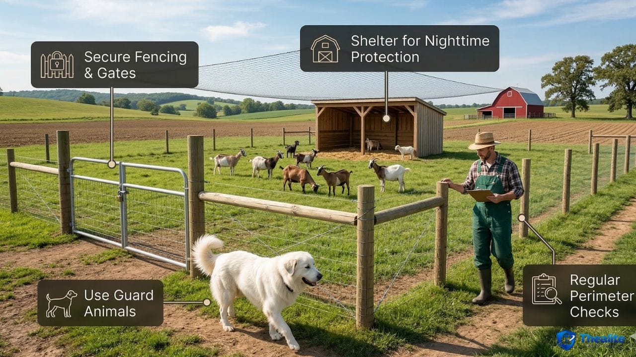 how to keep goats safe from predators