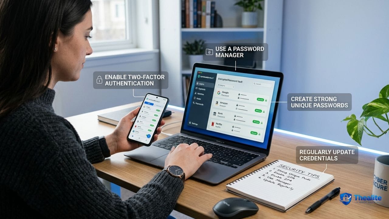 how to keep passwords safe and organized