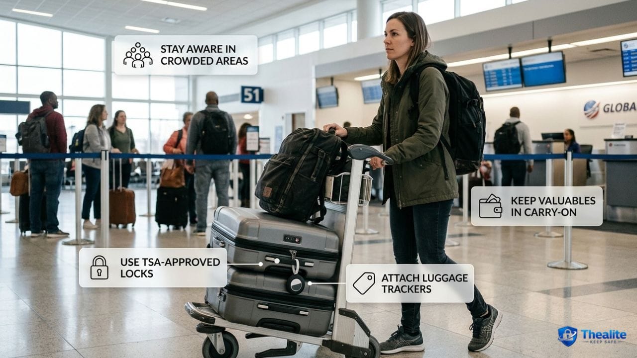 how to keep your luggage safe while traveling