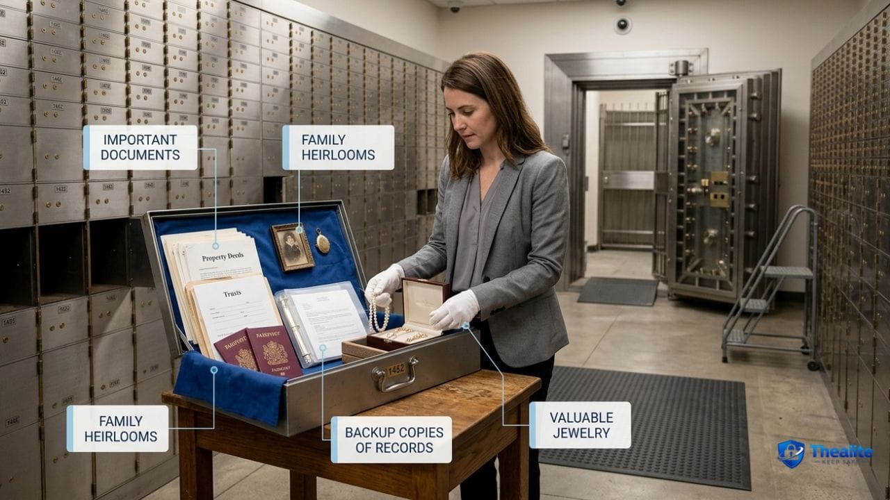 what to keep in safe deposit box