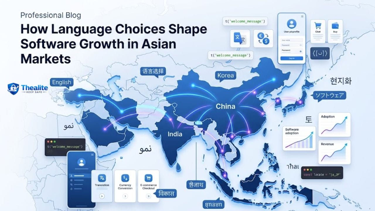 How Language Choices Shape Software Growth in Asian Markets